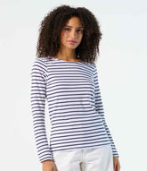 SOLS Ladies Marine Long Sleeve Striped TShirt