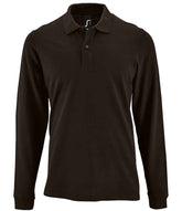 SOLS Perfect Long Sleeve Piqu Polo Shirt