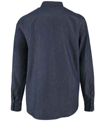 SOLS Barry Long Sleeve Denim Shirt