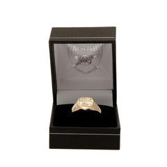 Arsenal FC 9ct Gold Crest Ring Medium