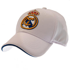 Real Madrid FC White Debossed Cap