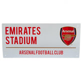 Arsenal FC White Street Sign
