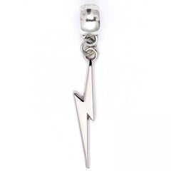 Harry Potter Silver Plated Lightning Bolt Charm