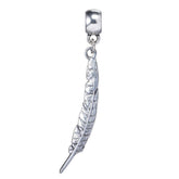 Harry Potter Silver Plated Feather Quill Charm