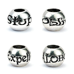 Harry Potter Silver Plated Spell Bead Charm Set