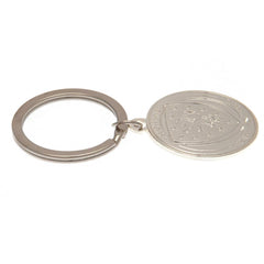 Scottish FA Silver Plated Crest Keyring