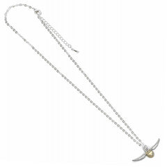 Harry Potter Silver Plated Necklace Golden Snitch