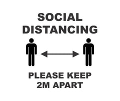 Social Distancing - Stickers