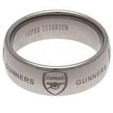 Arsenal FC Super Titanium Ring Large