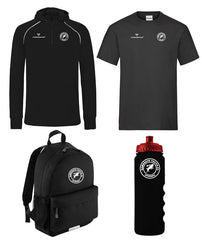 BRONZE PACKAGE - WATER BOTTLE, BACK PACK, MIDLAYER and TRAINING TEE SHIRT