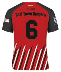 Personalised Deal Town Rangers Red and Black Shirt