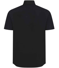 Henbury Short Sleeved Cotton Feel Coolplus Shirt