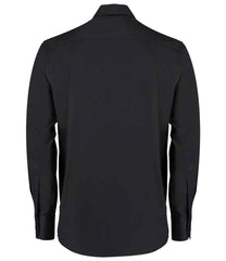 Kustom Kit Premium Long Sleeve Tailored Oxford Shirt