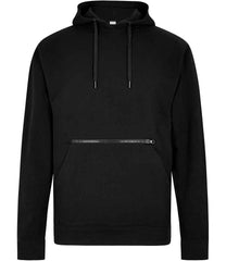 Kustom Kit Regular Fit Piqu Zipped Pocket Hoodie