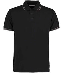 Kustom Kit Contrast Tipped PolyCotton Piqu Polo Shirt
