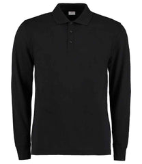 Kustom Kit Long Sleeve PolyCotton Piqu Polo Shirt