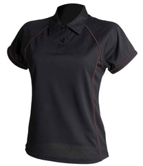 Finden Hales Ladies Performance Piped Polo Shirt