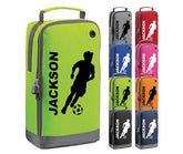 Personalised Any Name Children Football Player Boot Bag Boys Rugby Kids Sports PE Kit Bag