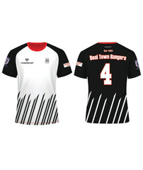 Personalised Deal Town Rangers White and Black Shirts