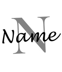 Name and Initial Sticker