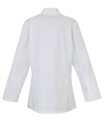 Premier Ladies Long Sleeve Chefs Jacket