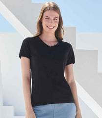 SF Clothing Ladies Feel Good Stretch V Neck TShirt