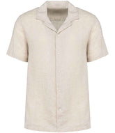 Spasso Short Sleeve Linen Shirt
