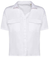 Spasso Ladies Short Sleeve Oversized TENCEL Shirt