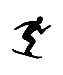 Skating Player Sticker - Personalised With Your Name
