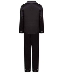 Towel City Ladies Satin Long PJs