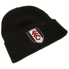 Fulham FC Black Cuff Beanie