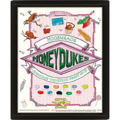 Harry Potter Honeydukes Framed 3D Picture