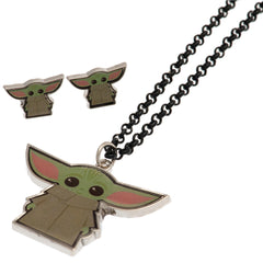 Star Wars: The Mandalorian Fashion Jewellery Necklace & Earring Set