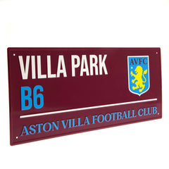 Aston Villa FC Colour Street Sign