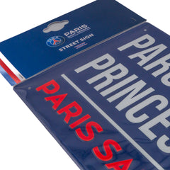 Paris Saint Germain FC Colour Street Sign