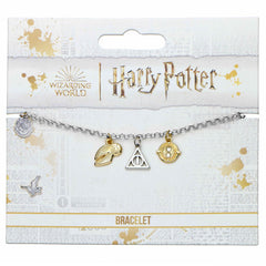 Harry Potter Silver Plated Charm Bracelet