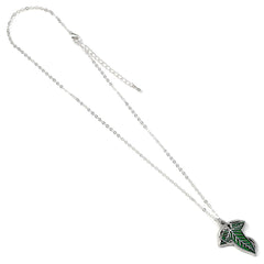 The Lord Of The Rings Silver Plated Necklace Leaf Of Lorien