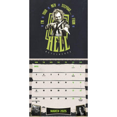 Beetlejuice 2 The Movie Square Calendar 2025