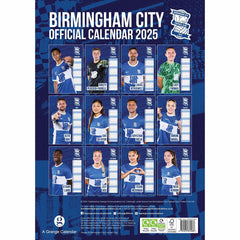 Birmingham City FC A3 Calendar 2025