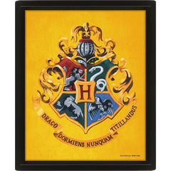 Harry Potter Hufflepuff Framed 3D Picture