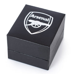 Arsenal FC 18ct Gold Plated on Silver Text Ring - S