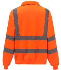 Yoko HiVis Zip Neck Sweatshirt