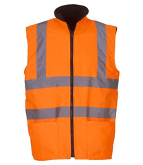 Yoko HiVis Reversible Fleece Bodywarmer