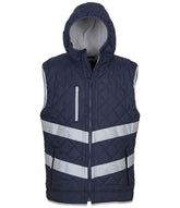 Yoko HiVis Kensington Hooded Gilet