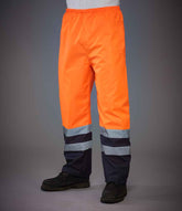 Yoko HiVis Two Tone Waterproof Overtrousers