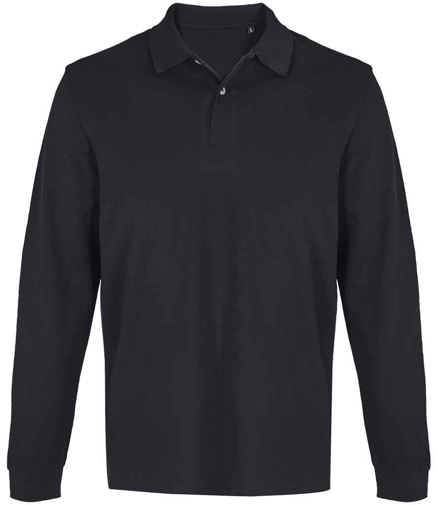 SOLS Unisex Pacific Long Sleeve Piqu Polo Shirt