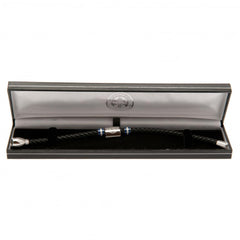 Leicester City FC Colour Ring Leather Bracelet