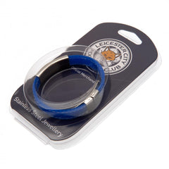 Leicester City FC Stitched Silicone Bracelet BL