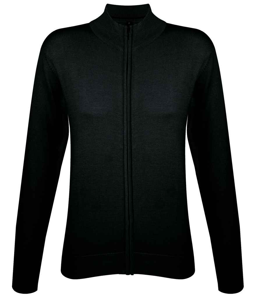 SOLS Ladies Gordon Full Zip Cotton Acrylic Cardigan