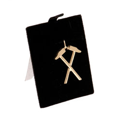West Ham United FC 9ct Gold Pendant Hammers